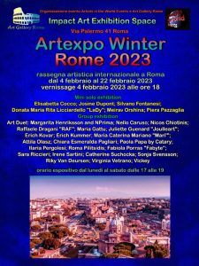 locandina artexpo winter rome 2023-R